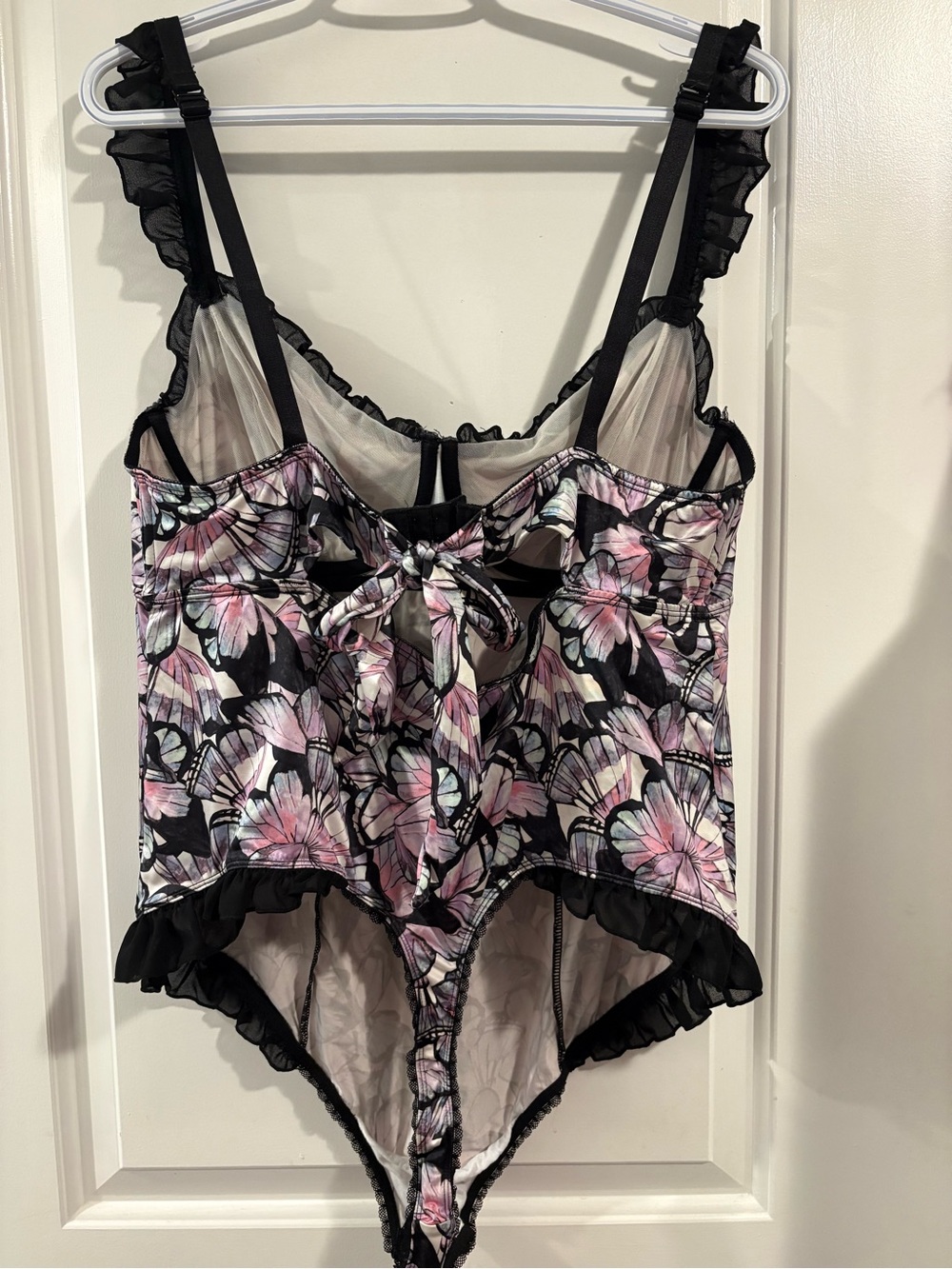 Torrid Butterfly Ruffle Underwire Bodysuit - Picture 4 of 4